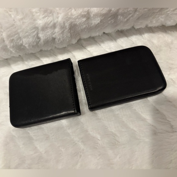 Coach Vintage Black Leather Card Holder - Picture 4 of 9